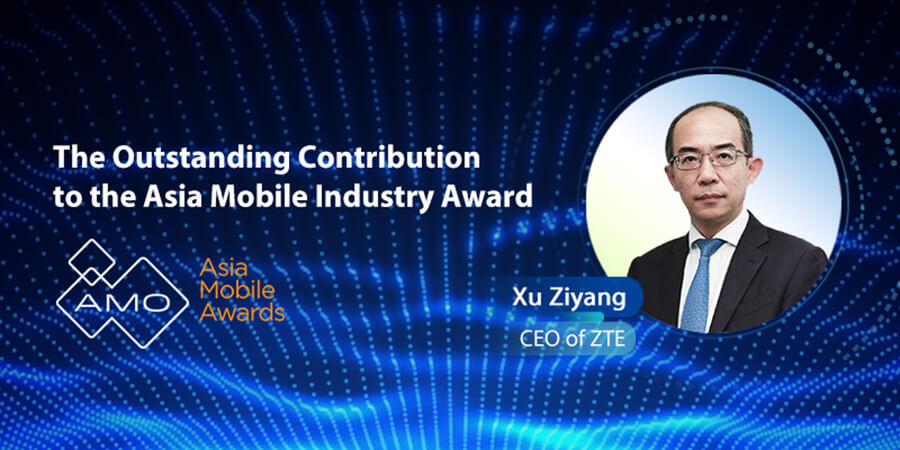 ZTE's CEO Xu Ziyang Awarded at the GSMA’s Asia Mobile Awards