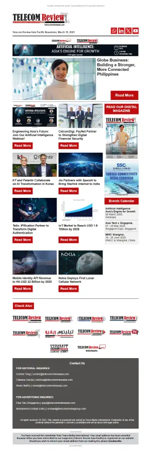 Telecom Review Europe Newsletter